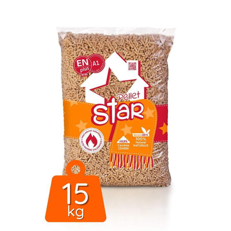 PELLET STAR  Epicea EnPlus A1 Sac de 15kg
